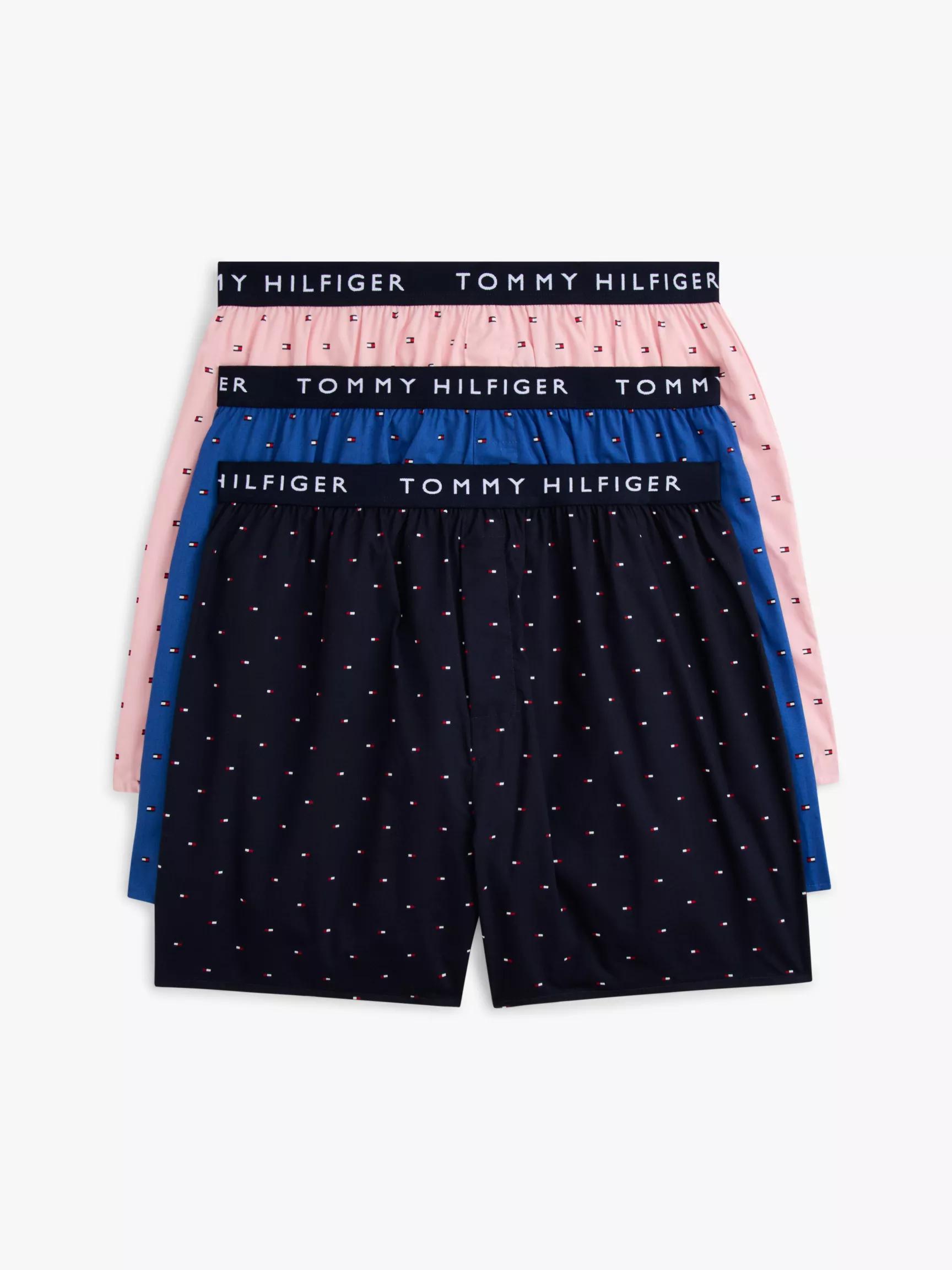 Tommy Logo Woven Boxer 3-Pack by TOMMY HILFIGER