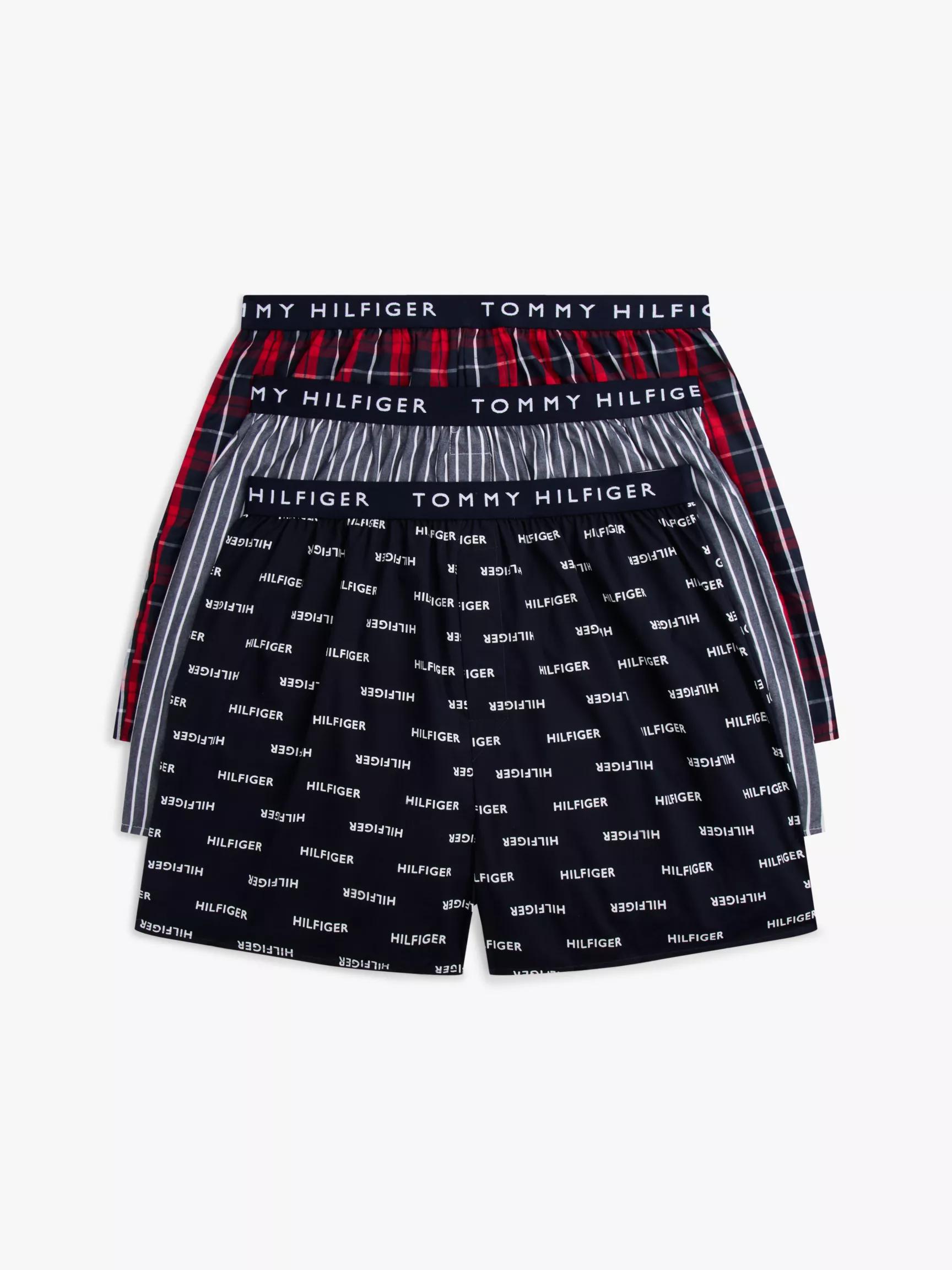 Tommy Logo Woven Boxer 3-Pack by TOMMY HILFIGER