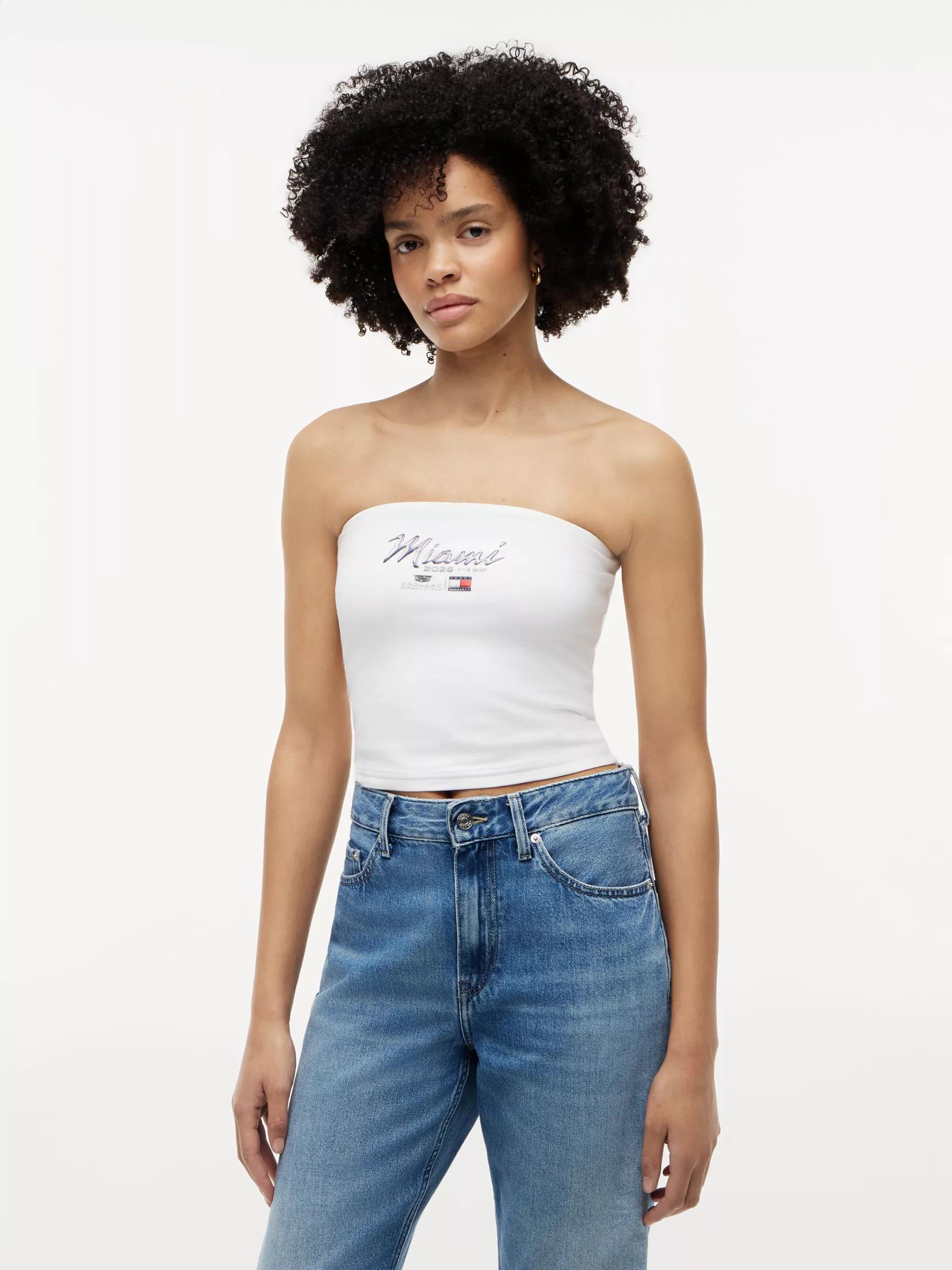 Tommy x Cadillac F1® Team Miami Tube Top by TOMMY HILFIGER