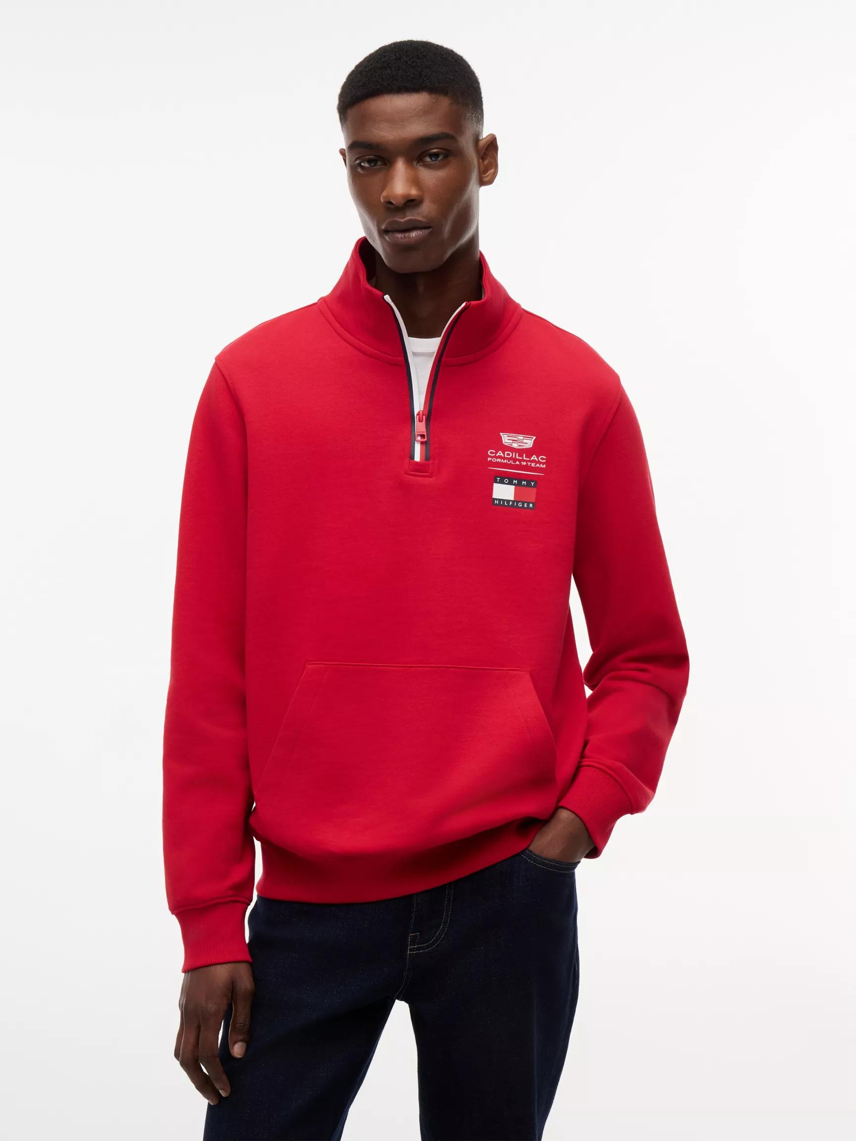 Tommy x Cadillac F1® Team Quarter-Zip by TOMMY HILFIGER