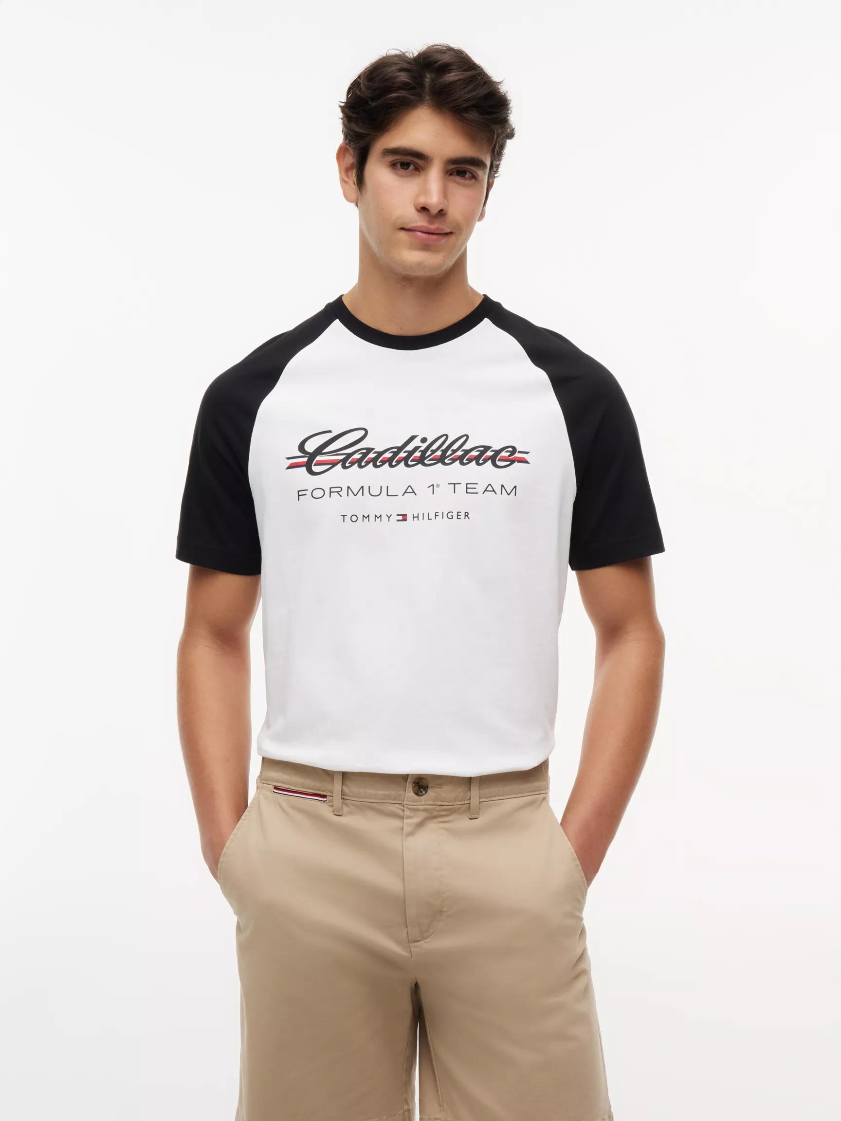 Tommy x Cadillac F1® Team Raglan T-Shirt by TOMMY HILFIGER