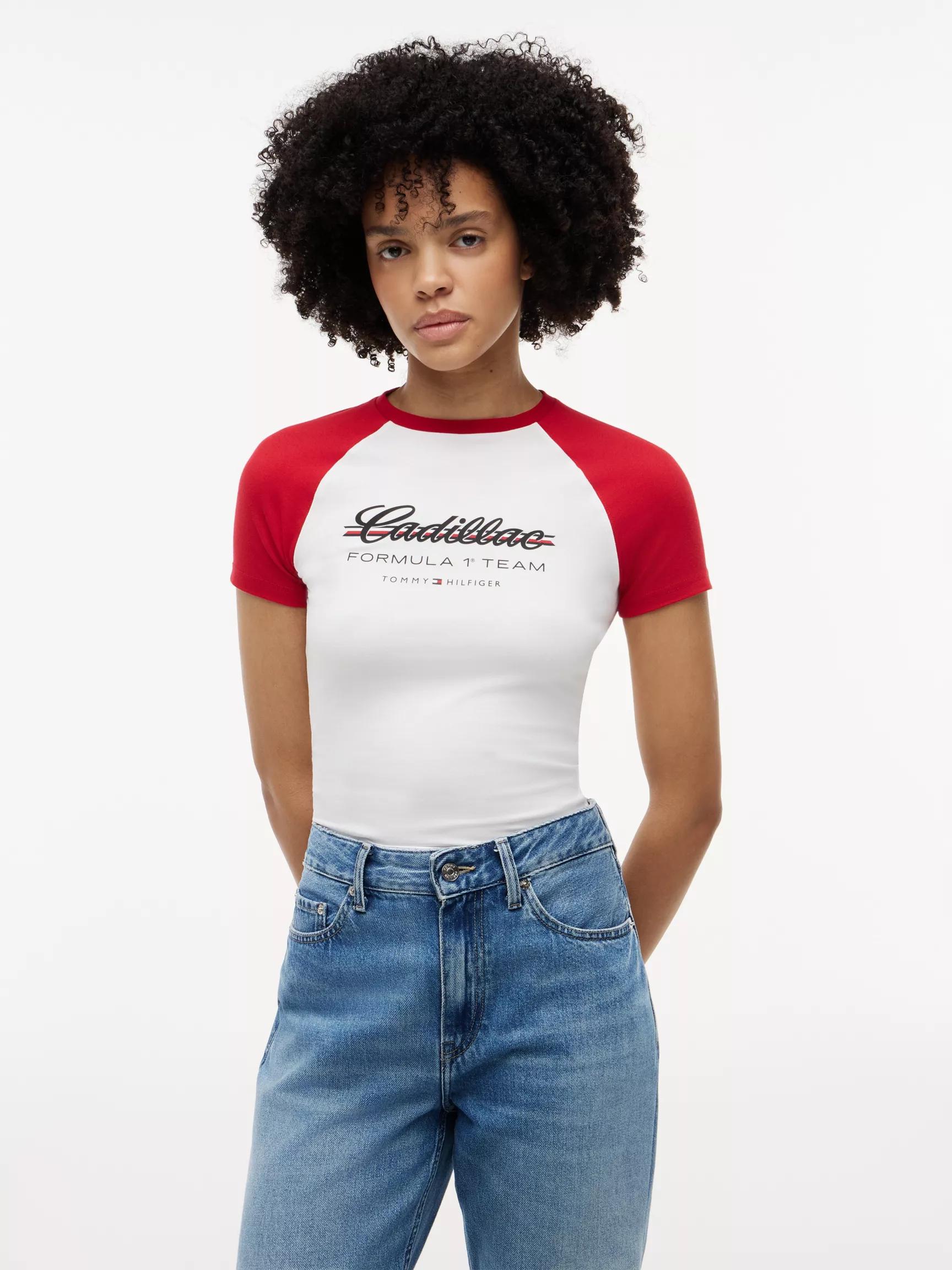 Tommy x Cadillac F1® Team Raglan T-Shirt by TOMMY HILFIGER