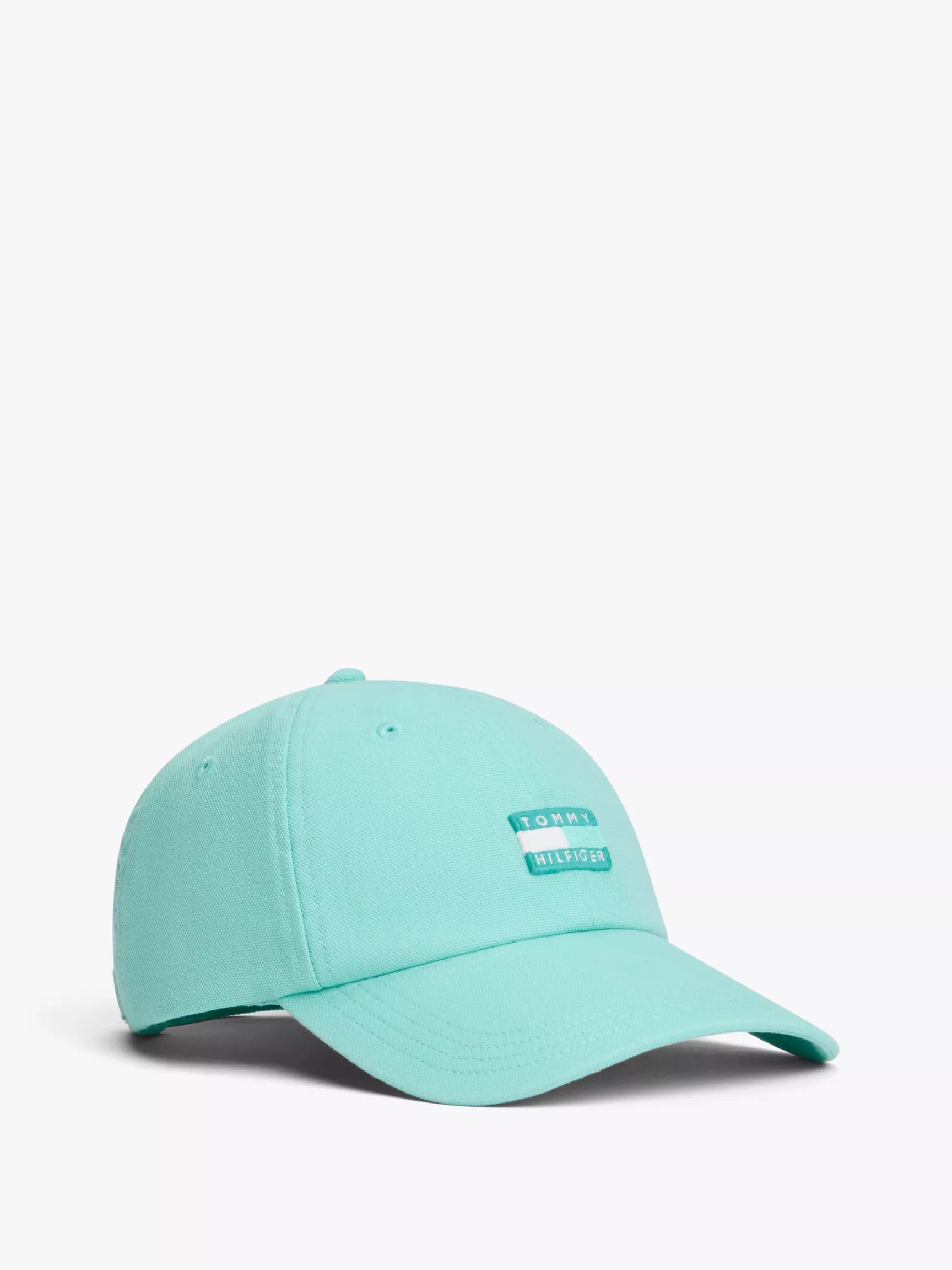 Tonal Flag Logo Canvas Baseball Cap by TOMMY HILFIGER