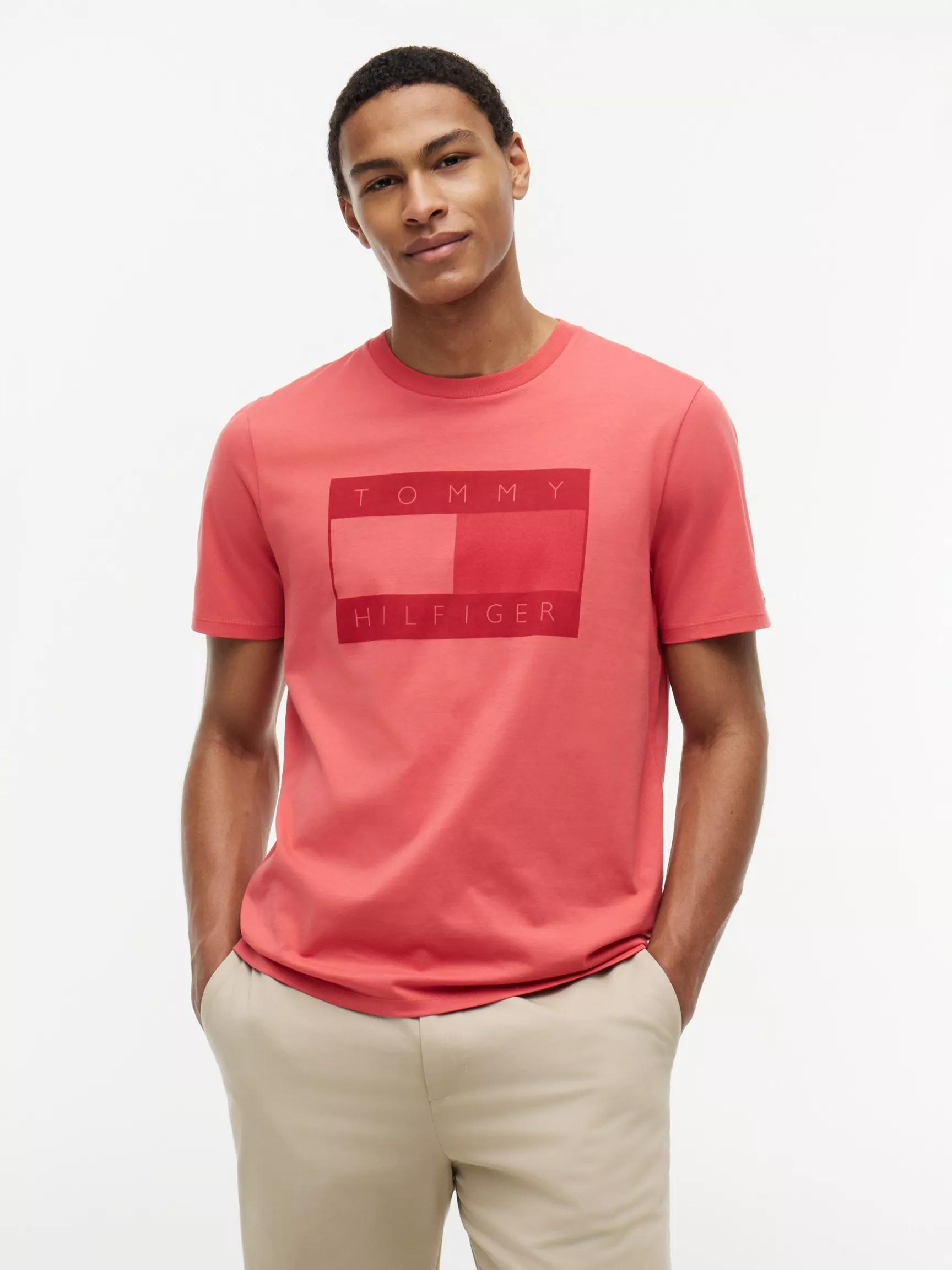 Tonal Flag Logo T-Shirt by TOMMY HILFIGER