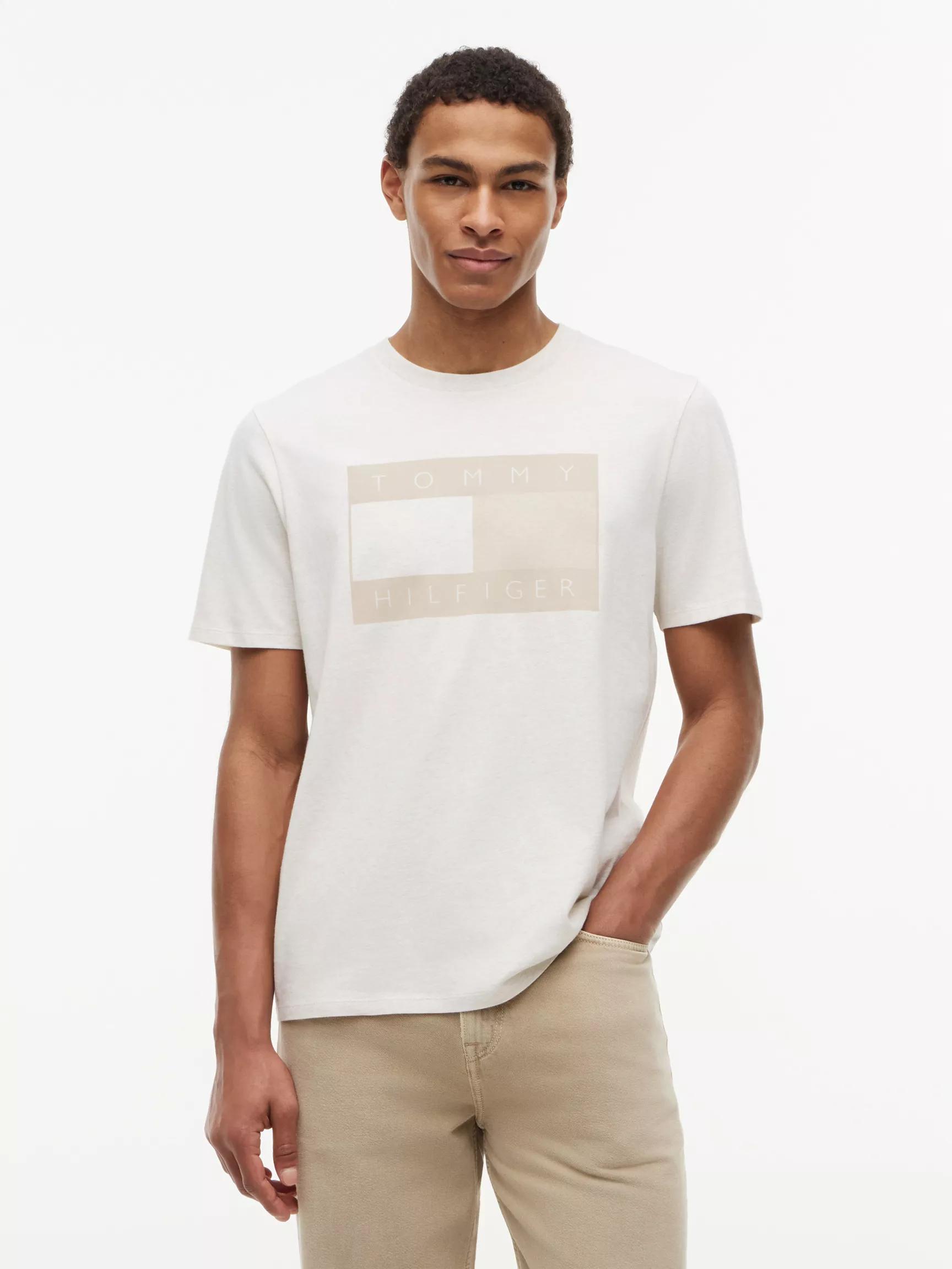Tonal Flag Logo T-Shirt by TOMMY HILFIGER