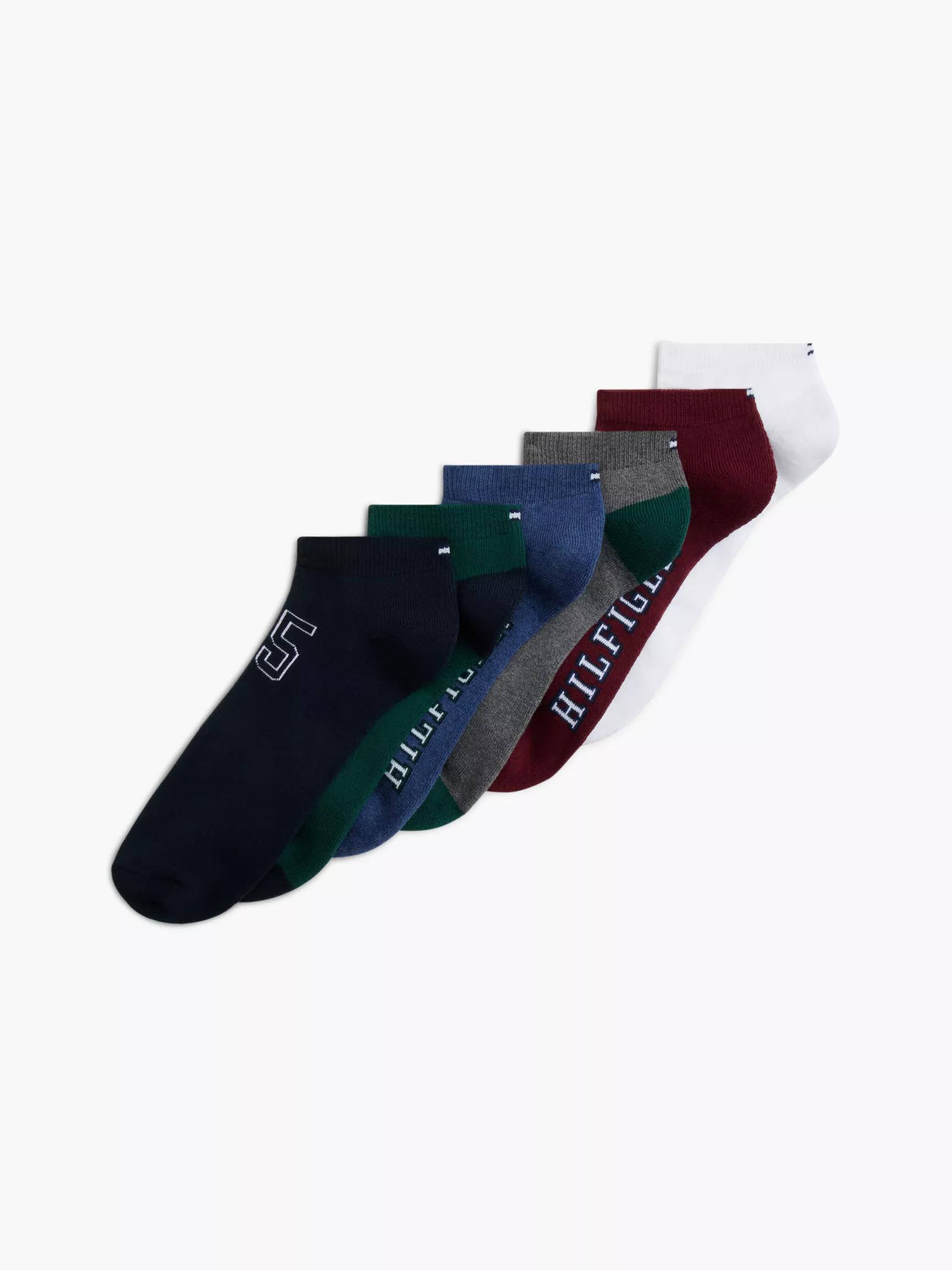 Varsity Logo Sport Ankle Sock 6-Pack by TOMMY HILFIGER