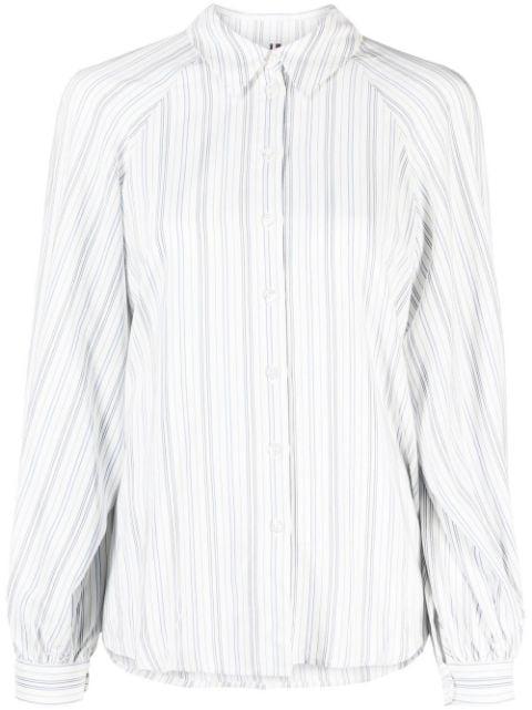 Viscose stripe raglan shirt by TOMMY HILFIGER