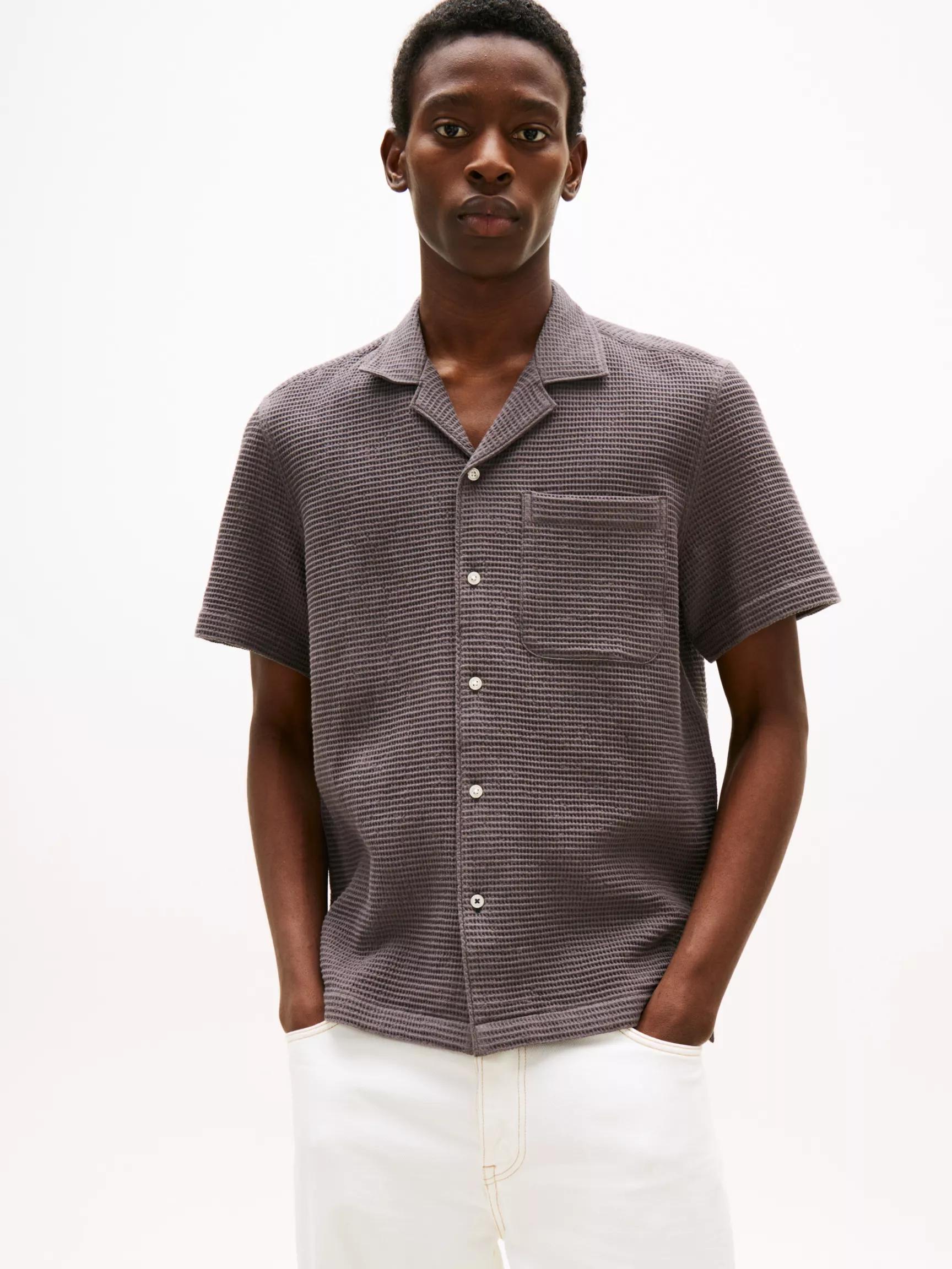Waffle-Texture Camp Shirt by TOMMY HILFIGER