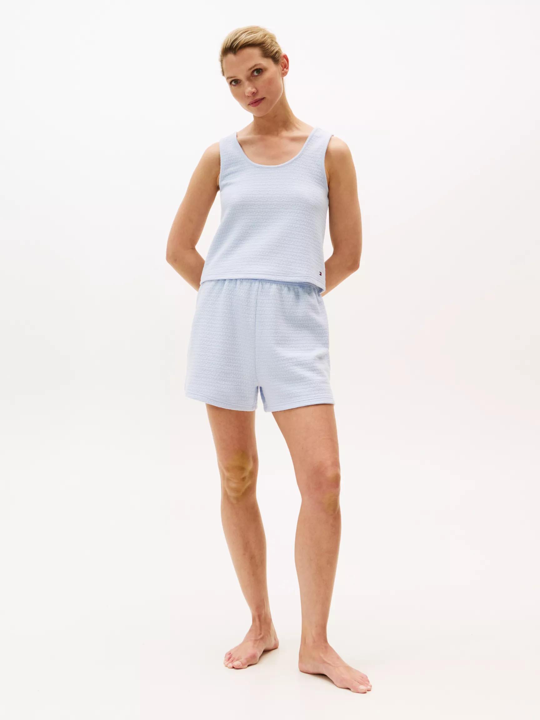 Waffle Texture Tank and Short Sleep Set by TOMMY HILFIGER
