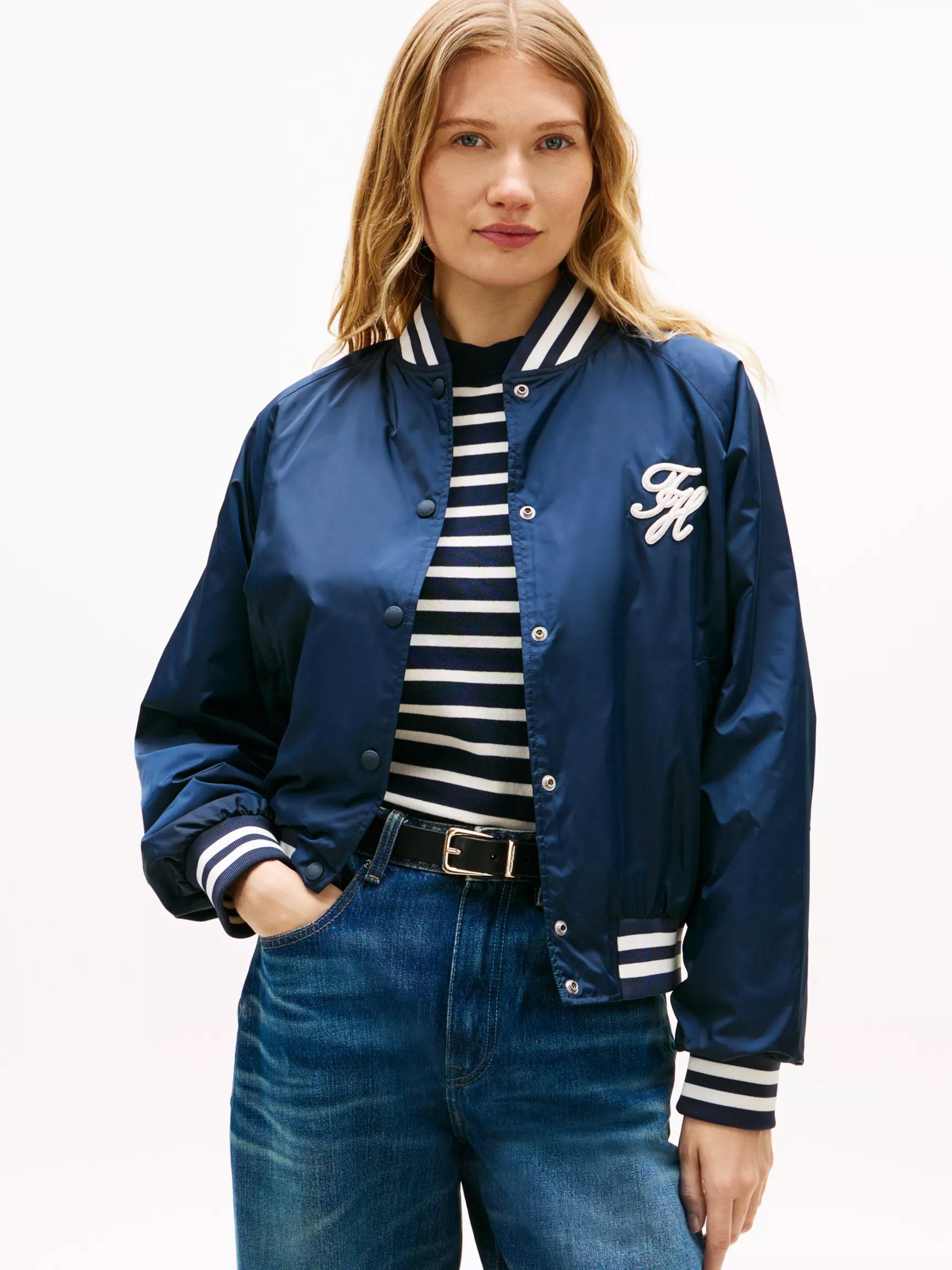 Water-Repellent Varsity Bomber Jacket by TOMMY HILFIGER