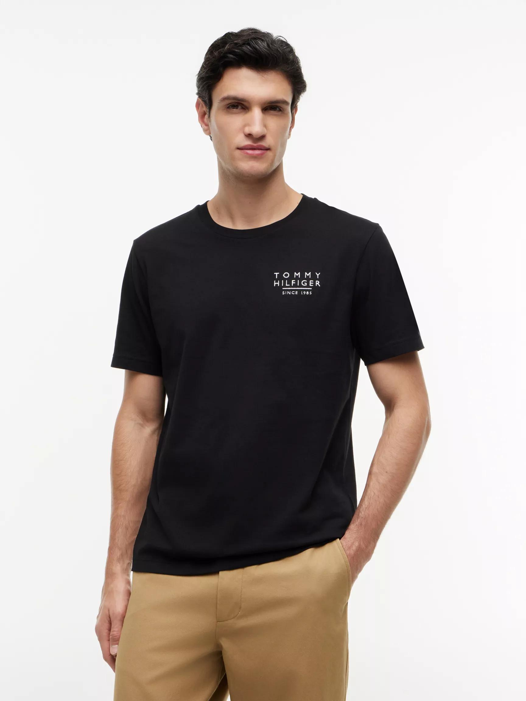 Wavy Flag Back Logo T-Shirt by TOMMY HILFIGER
