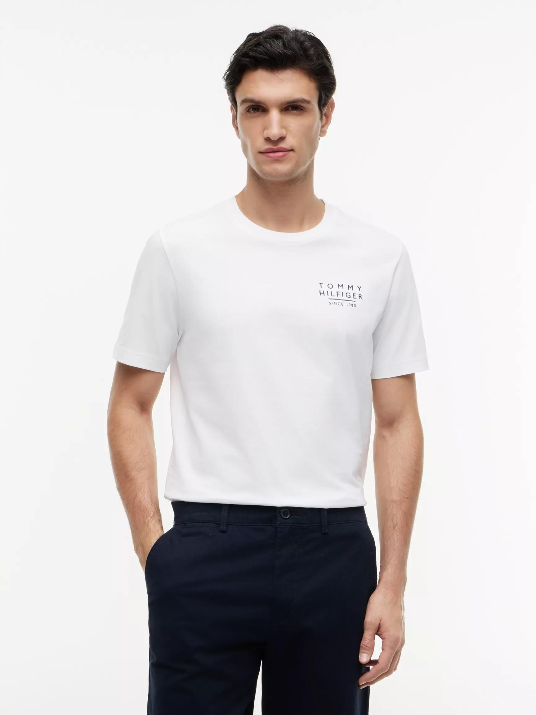 Wavy Flag Back Logo T-Shirt by TOMMY HILFIGER