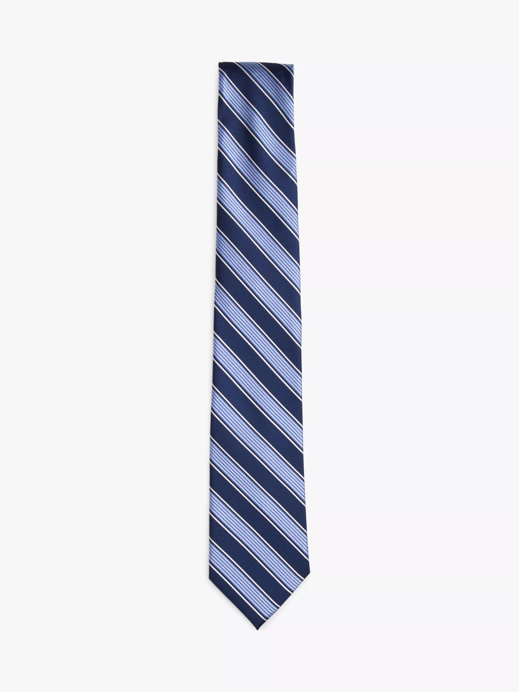 Wide Diagonal Stripe Silk-Blend Tie by TOMMY HILFIGER