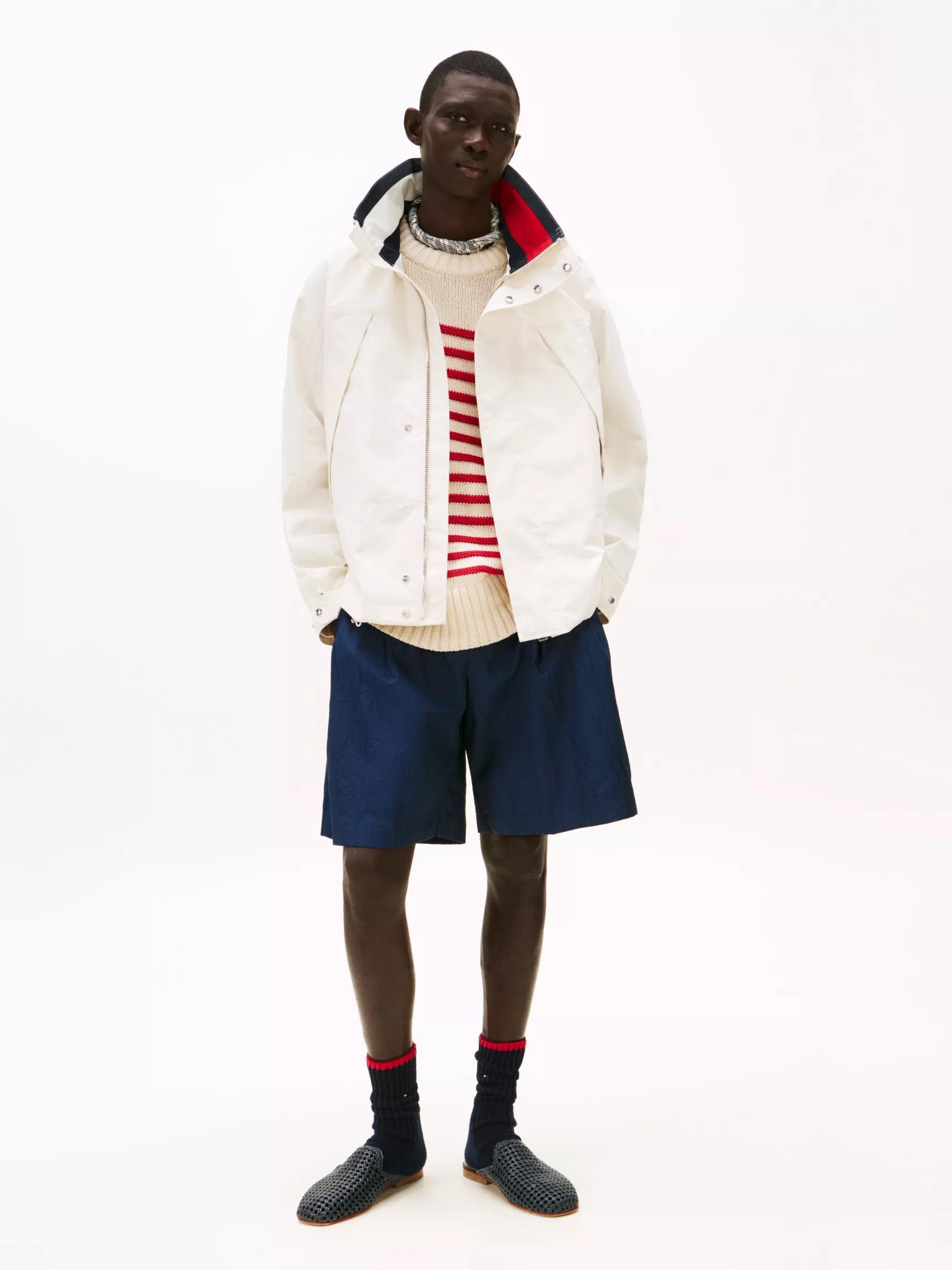 Wide-Leg Crinkle Chino Short by TOMMY HILFIGER