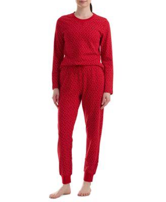 Women's 2-Pc. Packaged Printed Thermal Pajamas Set by TOMMY HILFIGER Women's 2-Pc. Packaged Printed Thermal Pajamas Set by TOMMY HILFIGER