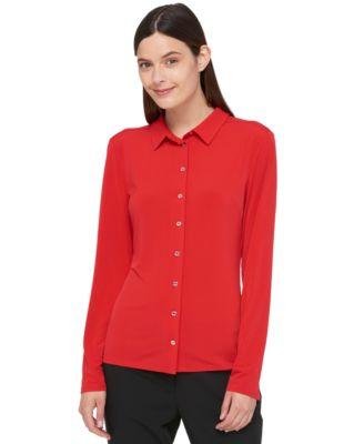 Women’s Point-Collar Blouse by TOMMY HILFIGER