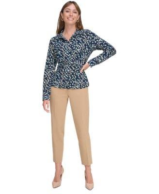 Women's Printed Button-Front Blouse by TOMMY HILFIGER