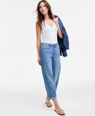 Women's Relaxed-Fit Utility Chambray Jeans by TOMMY HILFIGER