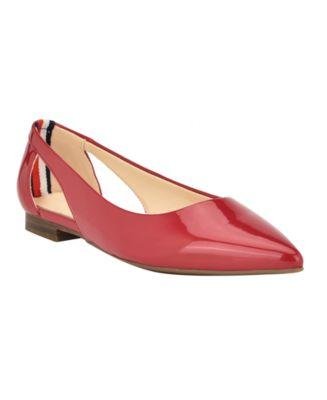 Women's Velahi Pointy Toe Flat Ballet Shoes by TOMMY HILFIGER