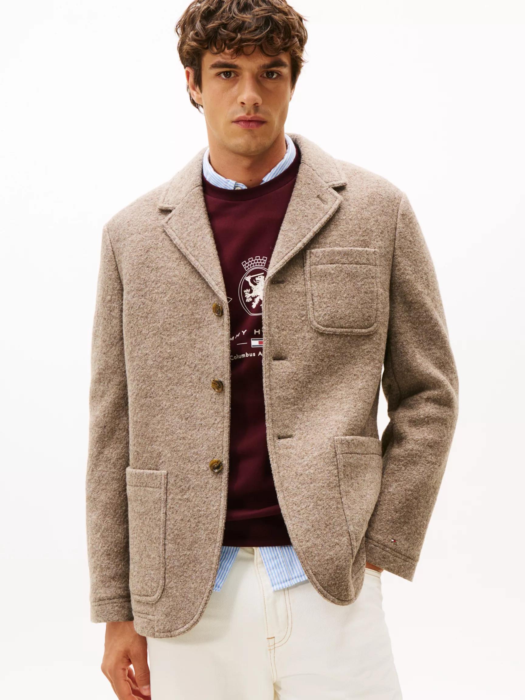 Wool-Blend Casual Blazer by TOMMY HILFIGER