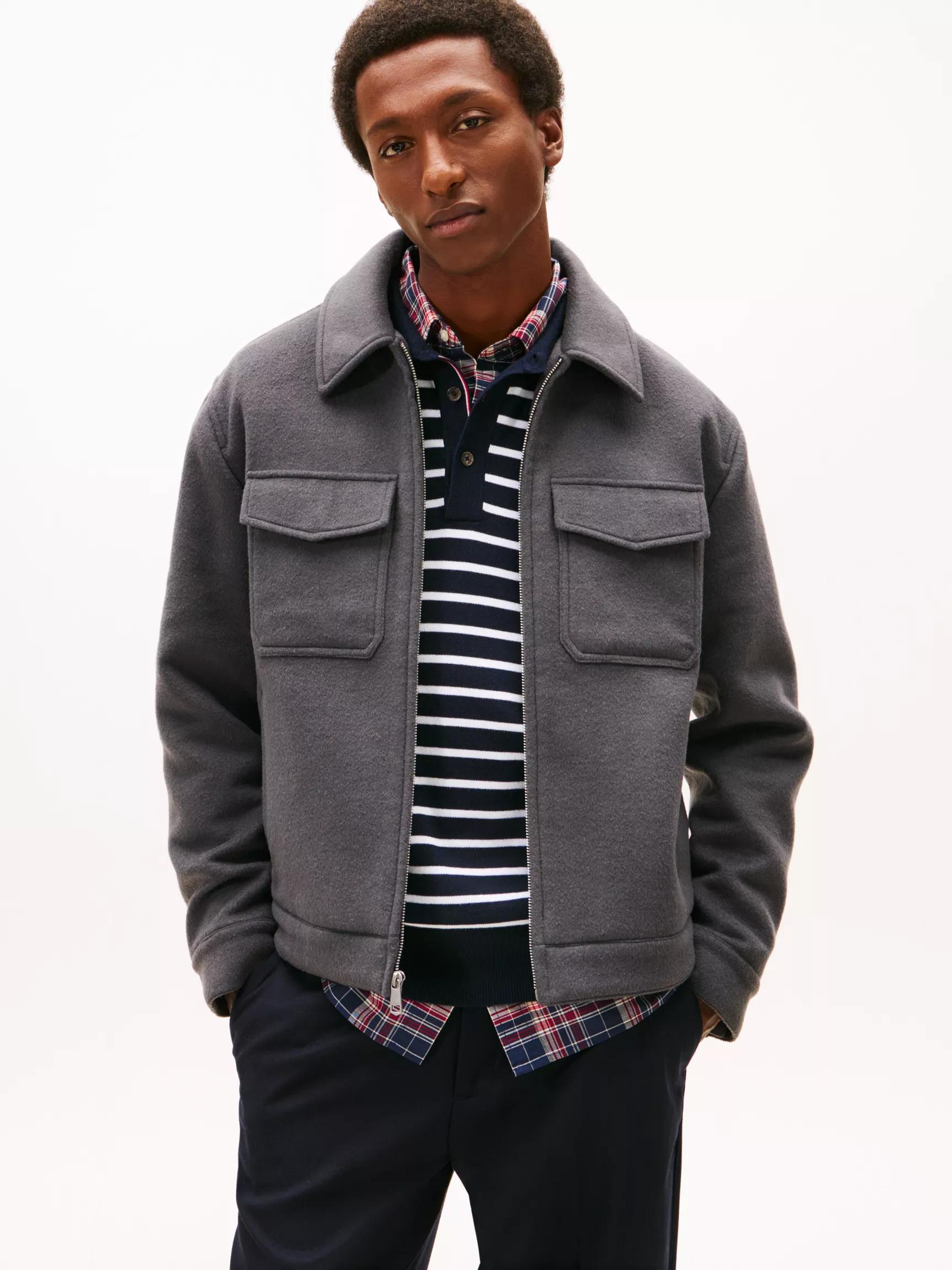 Wool-Blend Zip Jacket by TOMMY HILFIGER