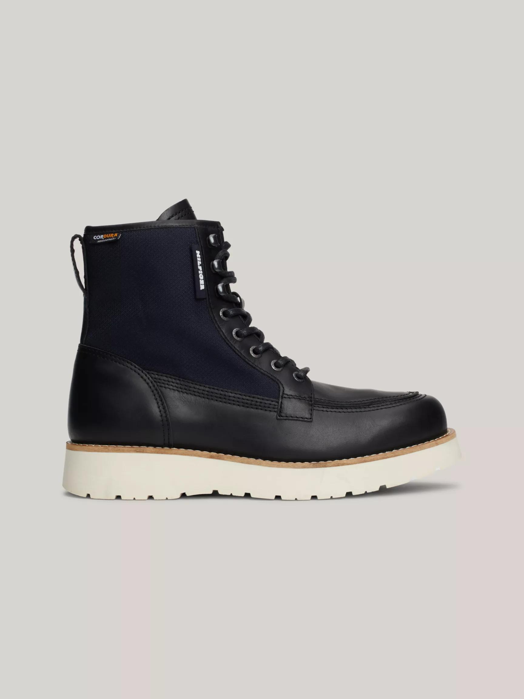 Workwear Hybrid Leather Boot by TOMMY HILFIGER