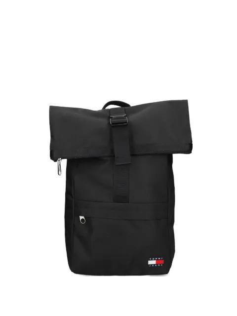 buckle-fastening roll-top backpack by TOMMY HILFIGER