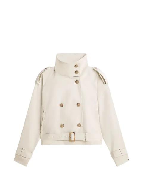 button belted jacket by TOMMY HILFIGER