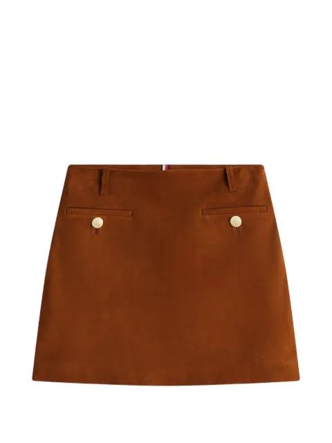 button-detail A-line mini skirt by TOMMY HILFIGER