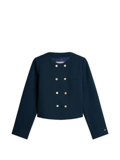 button round-neck jacket by TOMMY HILFIGER