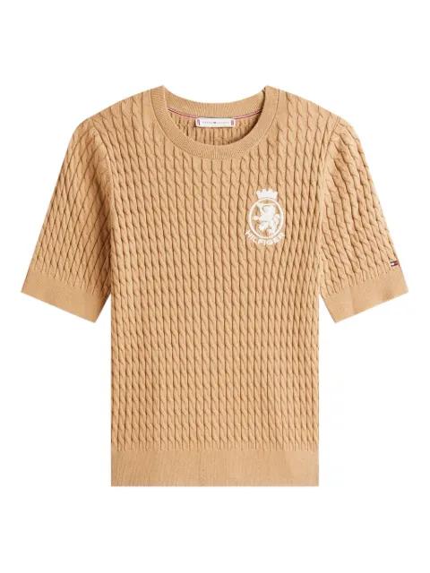 cable-knit top by TOMMY HILFIGER