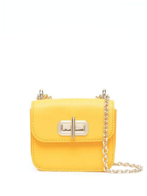 chain-link leather crossbody bag by TOMMY HILFIGER