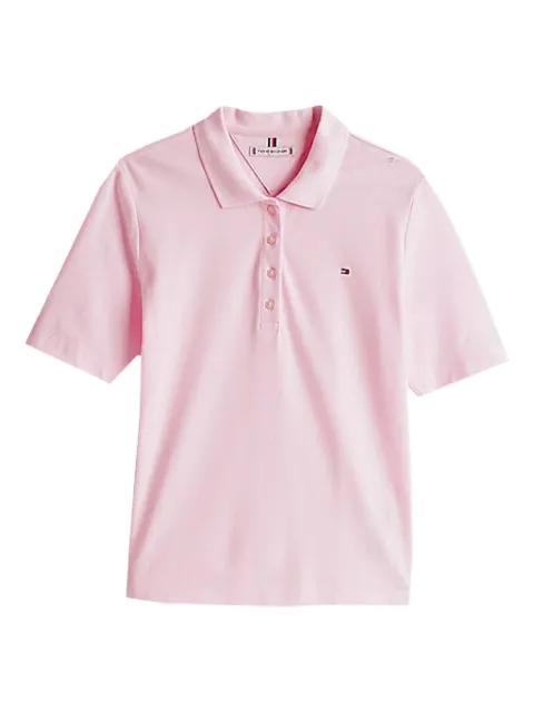 cotton polo top by TOMMY HILFIGER