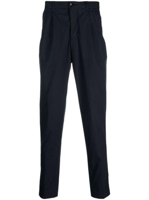 cotton tapered trousers by TOMMY HILFIGER