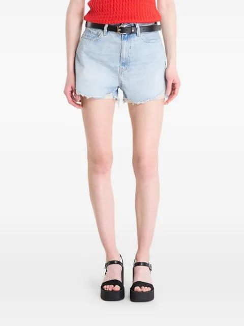 distressed frayed-hem shorts by TOMMY HILFIGER
