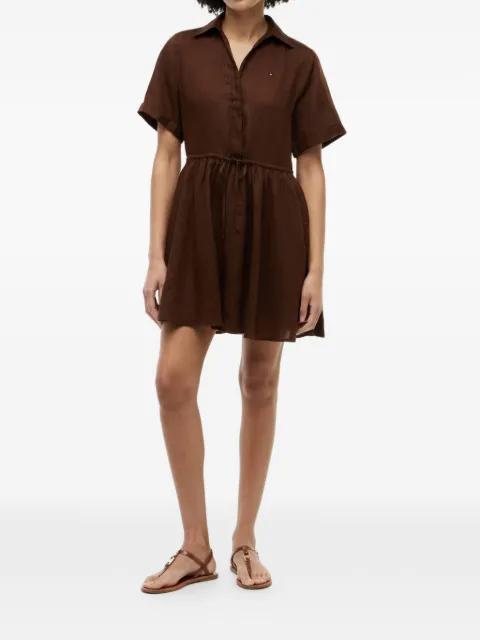 drawstring-waist shirt dress by TOMMY HILFIGER