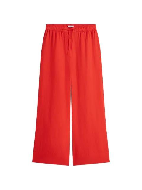 drawstring wide-leg trousers by TOMMY HILFIGER