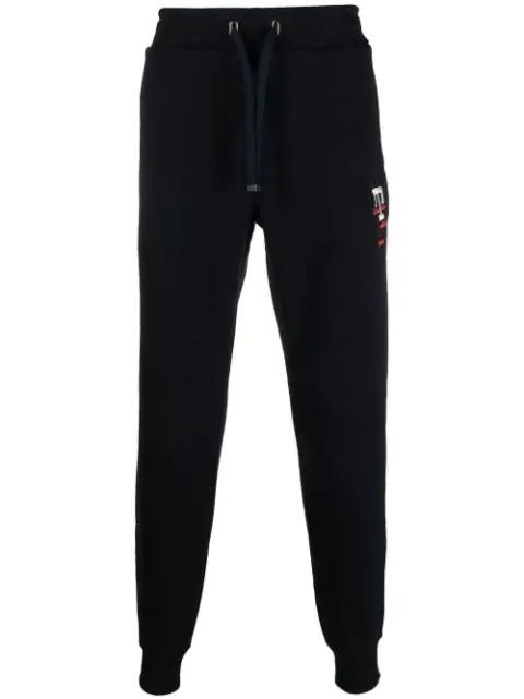 embroidered-logo drawstring joggers by TOMMY HILFIGER