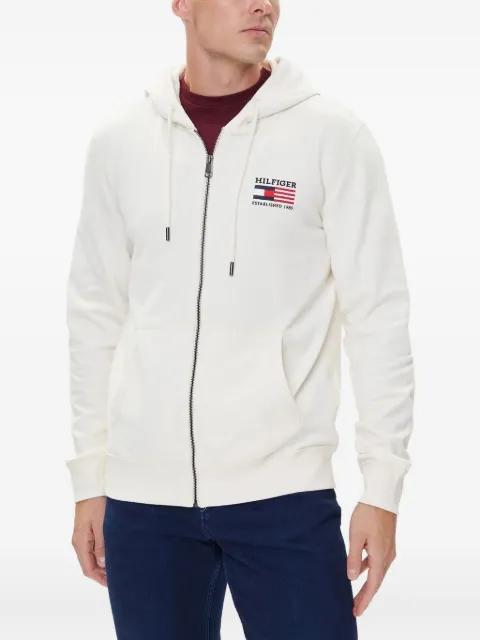 embroidered-logo hoodie by TOMMY HILFIGER