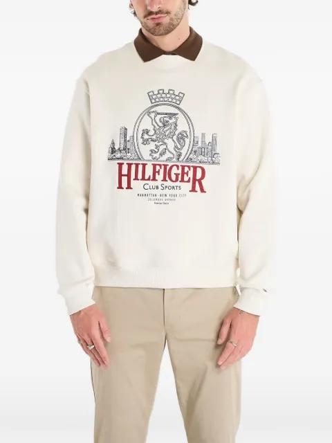 embroidery sweatshirt by TOMMY HILFIGER