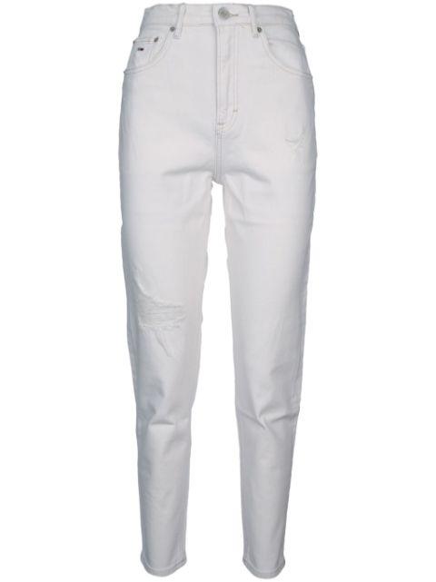 high-rise tapered jeans by TOMMY HILFIGER