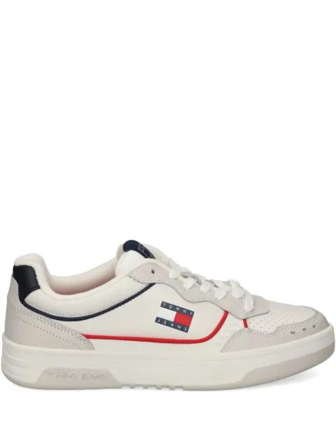 leather logo sneakers by TOMMY HILFIGER