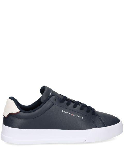 leather sneakers by TOMMY HILFIGER