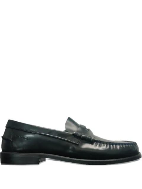 logo-detail leather loafers by TOMMY HILFIGER