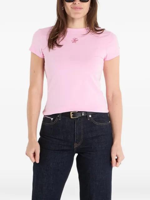 logo-embroidered T-shirt by TOMMY HILFIGER