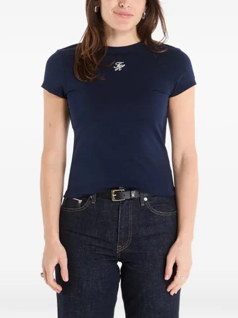 logo-embroidered T-shirt by TOMMY HILFIGER