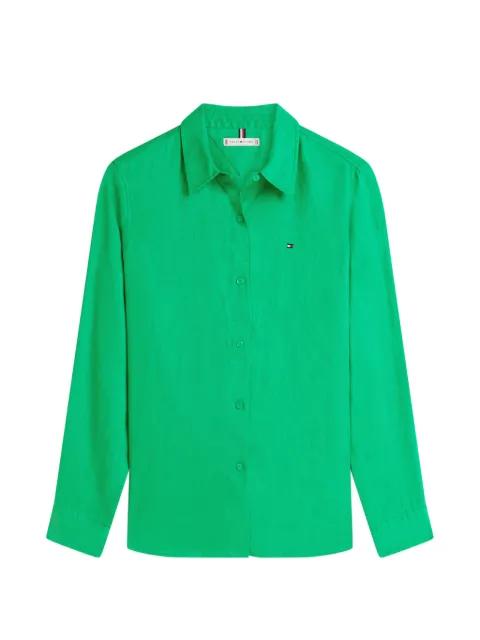 logo-embroidered button-down shirt by TOMMY HILFIGER