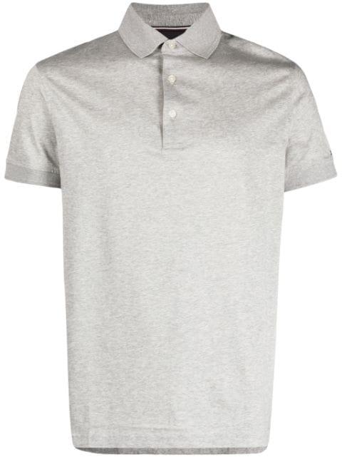 logo-embroidered cotton polo shirt by TOMMY HILFIGER