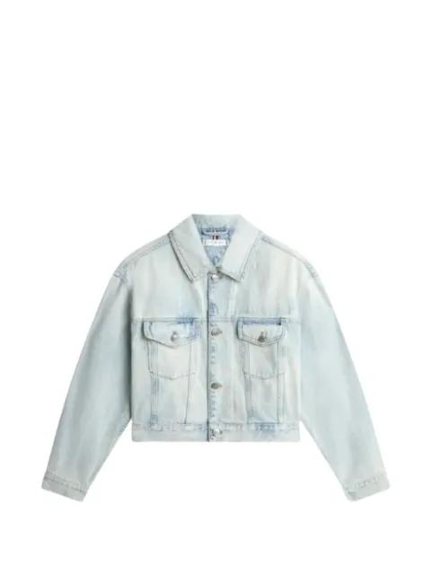 logo-embroidered denim jacket by TOMMY HILFIGER