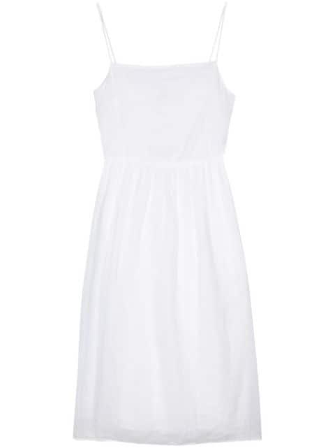 logo-embroidered midi dress by TOMMY HILFIGER